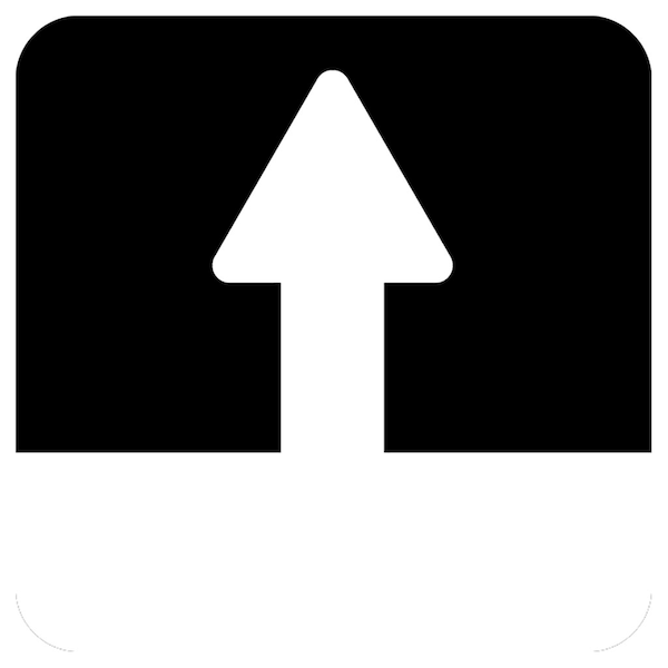 Identity Group Arrow Only, 2 color, Black, 15" 8604XBK